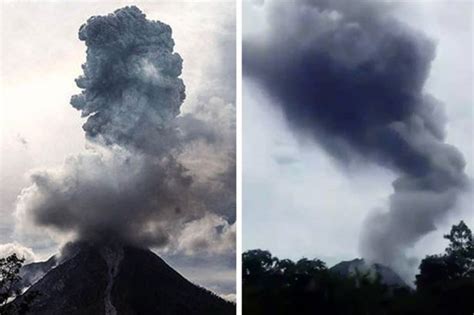 Volcano Near Holiday Hotspot Erupts Spewing Lava And Ash High Into Sky