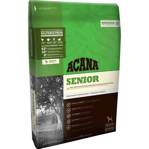 We did not find results for: Acana Heritage Senior Dog Food 11kg, Acana Dog Food, All ...