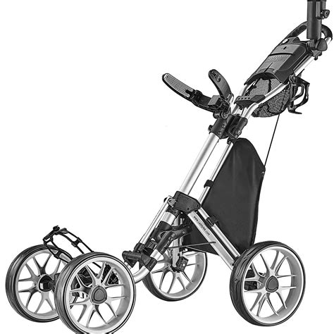 Caddytek 4 Wheel Golf Push Cart Caddycruiser One Version 8 1 Click