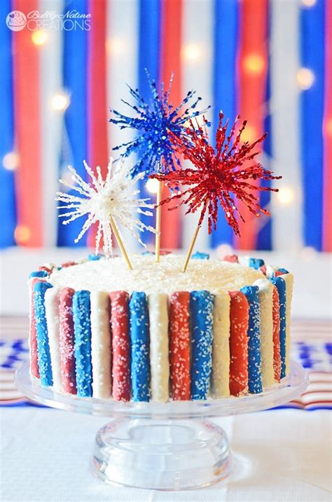 4th Of July Sparkler Cake Sprinkle Some Fun