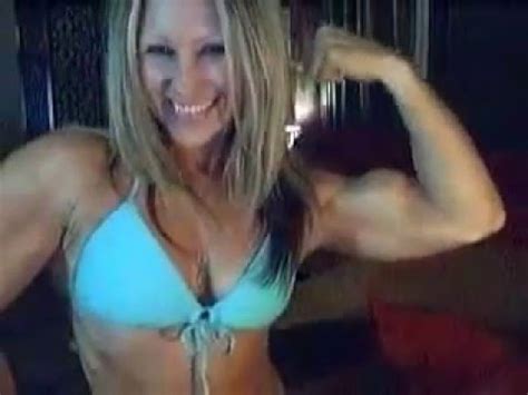 Webcam Muscle Big Female Bicep Flexing Mr Betven Youtube