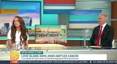 Good Morning Britain Love Islands Demi Jones Praised As She Admits