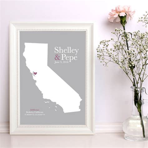 More anniversary gifts you might. Cotton anniversary keepsake map - 2 year anniversary gift idea