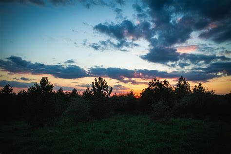 3840x2556 Clouds Dark Dawn Dusk Landscape Light Outdoors