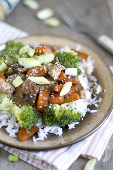 Kip Teriyaki met rijst