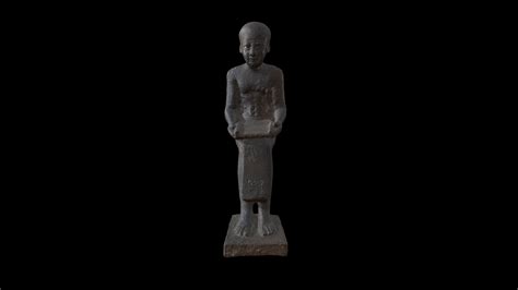 Statuette Of Imhotep Download Free 3d Model By Harvard Museum Of The