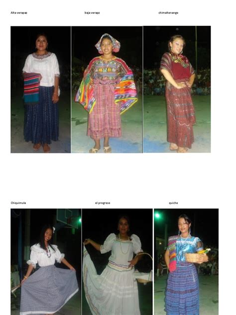 Trajes Tipicos De Los 22 Departamento De Guatemaladocx