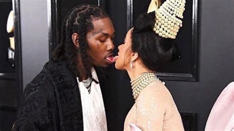 Cardi B And Offset Share A Kiss On Grammys Red CarpetGuardian Life The Guardian Nigeria