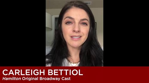 Carleigh bettiol is a famous stage actress. Carleigh Bettiol (Hamilton): #ArtsAreEssential Testimonial ...