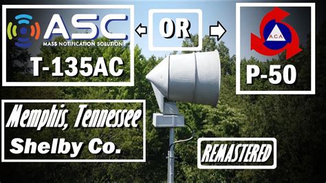 Aca P American Signal T Ac Siren Test Memphis Tn Remastered Youtube