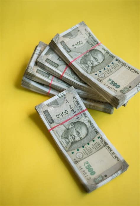 Indian Rupee Hard Cash Or Currency Notes Stock Image Image Of Indian