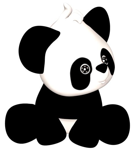 Bebê Panda Png Sentado Baby Panda Png Sentado