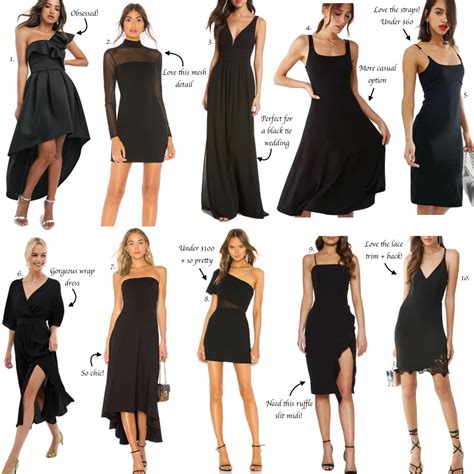 30 Black Dresses For A Wedding Guest The Miller Affect