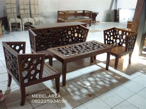 38 model kursi kayu | minimalis terbaru 2020. Dijual Set Kursi Tamu MInimalis Kayu Jati Modern Terbaru