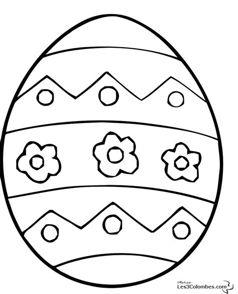 dessin panier oeufs de paques