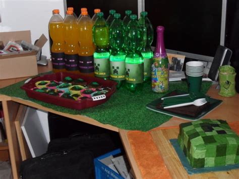 To make the creeper see my. Minecraft Geburtstagsparty | Schleissheimer-Ideen