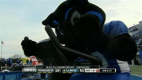 Eastern Illinois Panthers Mascot Billy The Panther Eastern Illinois