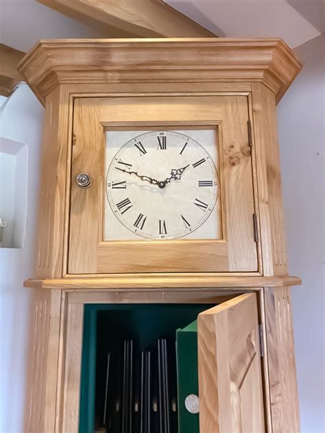 Maybe you would like to learn more about one of these? Corner Grandfather Clock Gun Cabinet | The Bespoke Gun ...