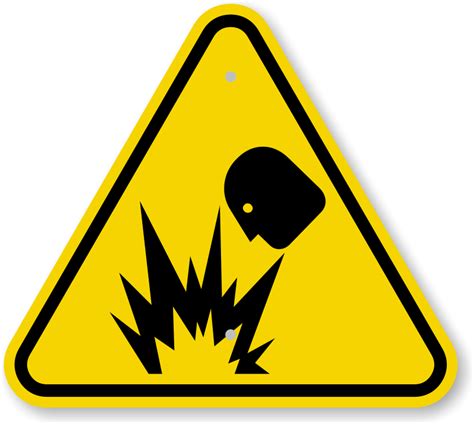 The statue of liberty's torch lights the way to freedom showing us the path to liberty. ISO Explosion Hazard Warning Sign Symbol - Low Prices, SKU ...