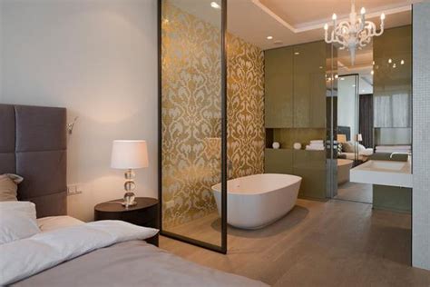 Sculptural and unforgettable, the petali bathtub offers. 30 All in One Bedroom and Bathroom Design Ideas for Space ...