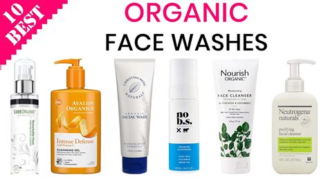10 Best Organic Face Washes Top Cleanser With All Natural Vegan And