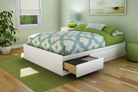 Platform Bed Full Size With Drawers Ideas On Foter
