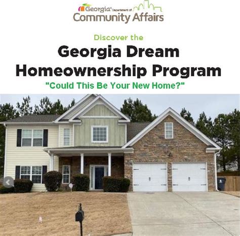 Georgia Dream Down Payment Assistant Program Hurry East Atlanta Ga