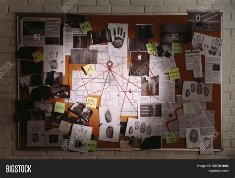 Detective Board Image And Photo Free Trial Bigstock