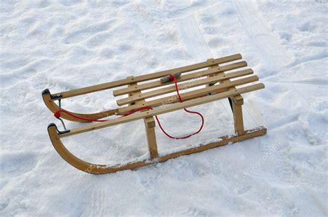 Sled In The Snow Stock Photo By ©koi88 7867123
