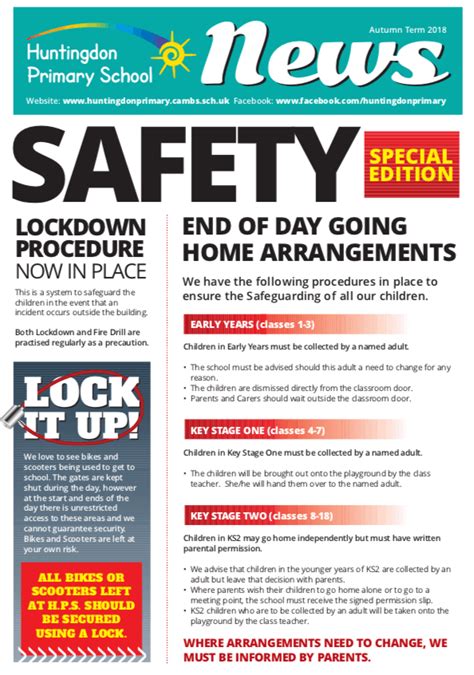 Safety Newsletter Template