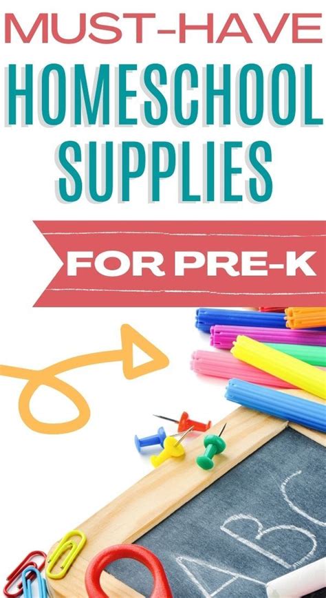 Homeschool Supplies For Preschoolers Kids School Supplies Homeschool