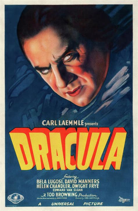 Dracula Poster Universal 1931 Most Expensive Movie Poster Of All