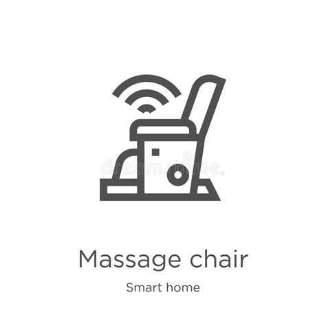 Massage Icon Vector From Sauna Collection Thin Line Massage Outline Icon Vector Illustration