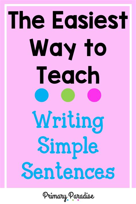 Writing Complete Sentences Teacher Tips And Activities Artofit