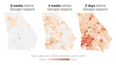 Opinion Why Georgia Isnt Ready To Reopen In Charts The New York Times