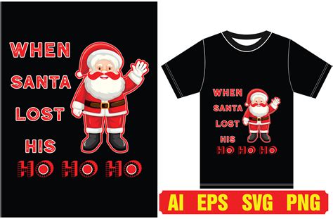 When Santa Lost His Ho Ho Ho Christmas Graphic By Sadequl56 · Creative Fabrica