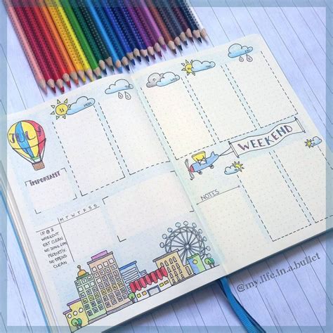 Bullet Journal Weekly Layout Inspiration | Zen of Planning
