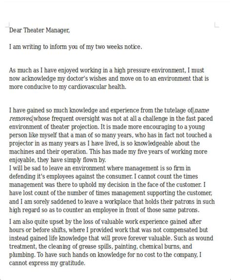 Free 4 Sample Rude Resignation Letter Templates In Ms Word Gambaran