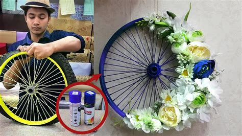 Wall Decor With Bicycle Wheel Decoration Best Idea To Reuse Bicycle