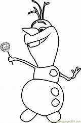 Coloring Olaf Dancing Frozen Coloringpages101 sketch template