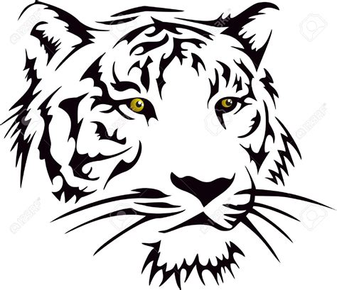 Easy Tiger Tattoo Coloring Pages