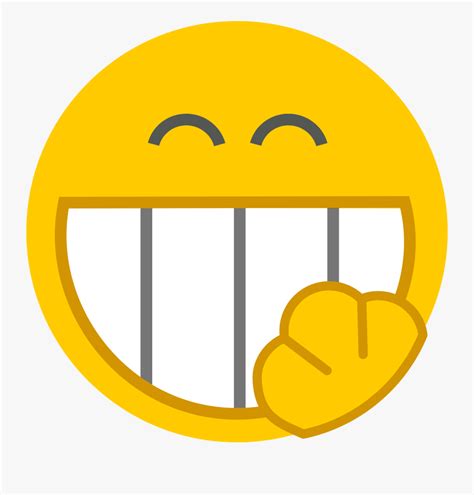 Clip Art Big Laugh Images Emoji Grin Free Transparent