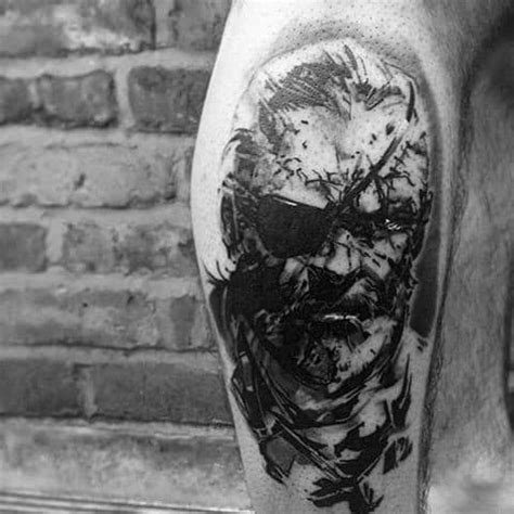 Judas and the black lili reinhart shows off ornate new tattoo across her arm with an eye and a rose new. 50 Metal Gear Tattoo Designs For Men - Gaming Ink Ideas