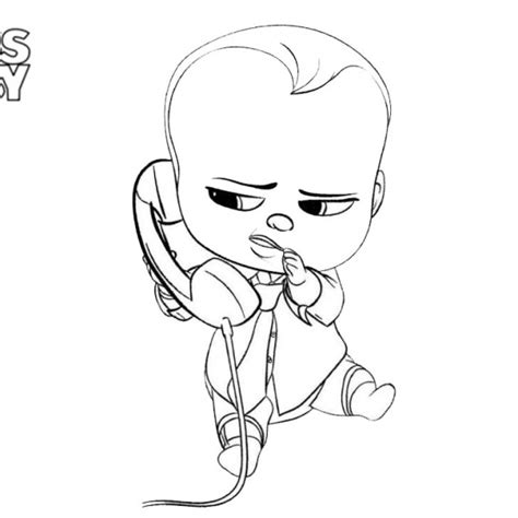 Black Boss Baby Coloring Pages Printable Coloring Pages
