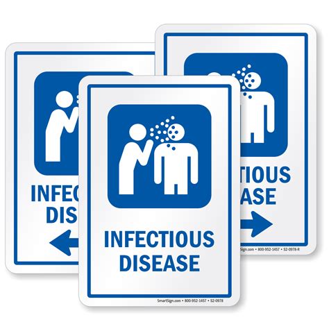 Infectious Disease Hospital Sign Viral Infection Symbol Sku S2 0978