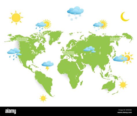 Global Weather Map Background