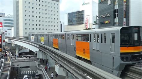 多摩モノレール1000系 立川南駅到着 Tama Monorail 1000 Series Emu Youtube