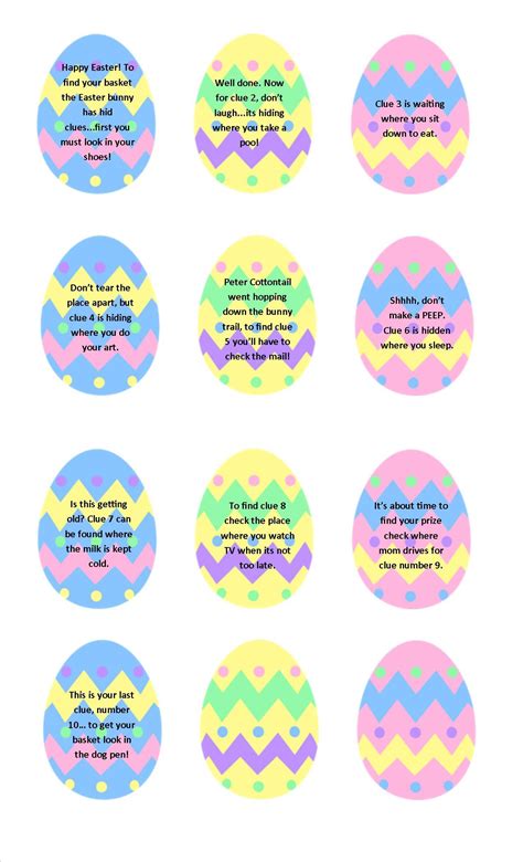 The final clue would lead us to our surprise. Pin by Lena Flint on Easter Ideas | Easter scavenger hunt ...