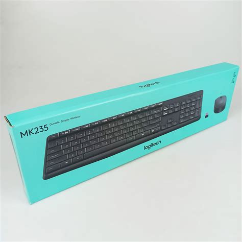 Logitech Wireless Keyboard With Mouse Combo Mk235 Black