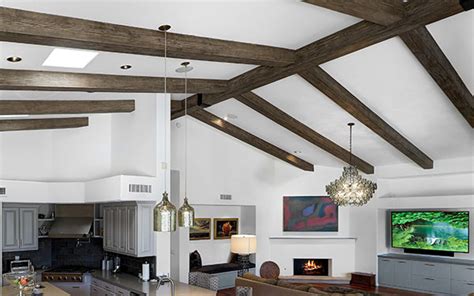 Vaulted Ceiling Decorative Beams Shelly Lighting